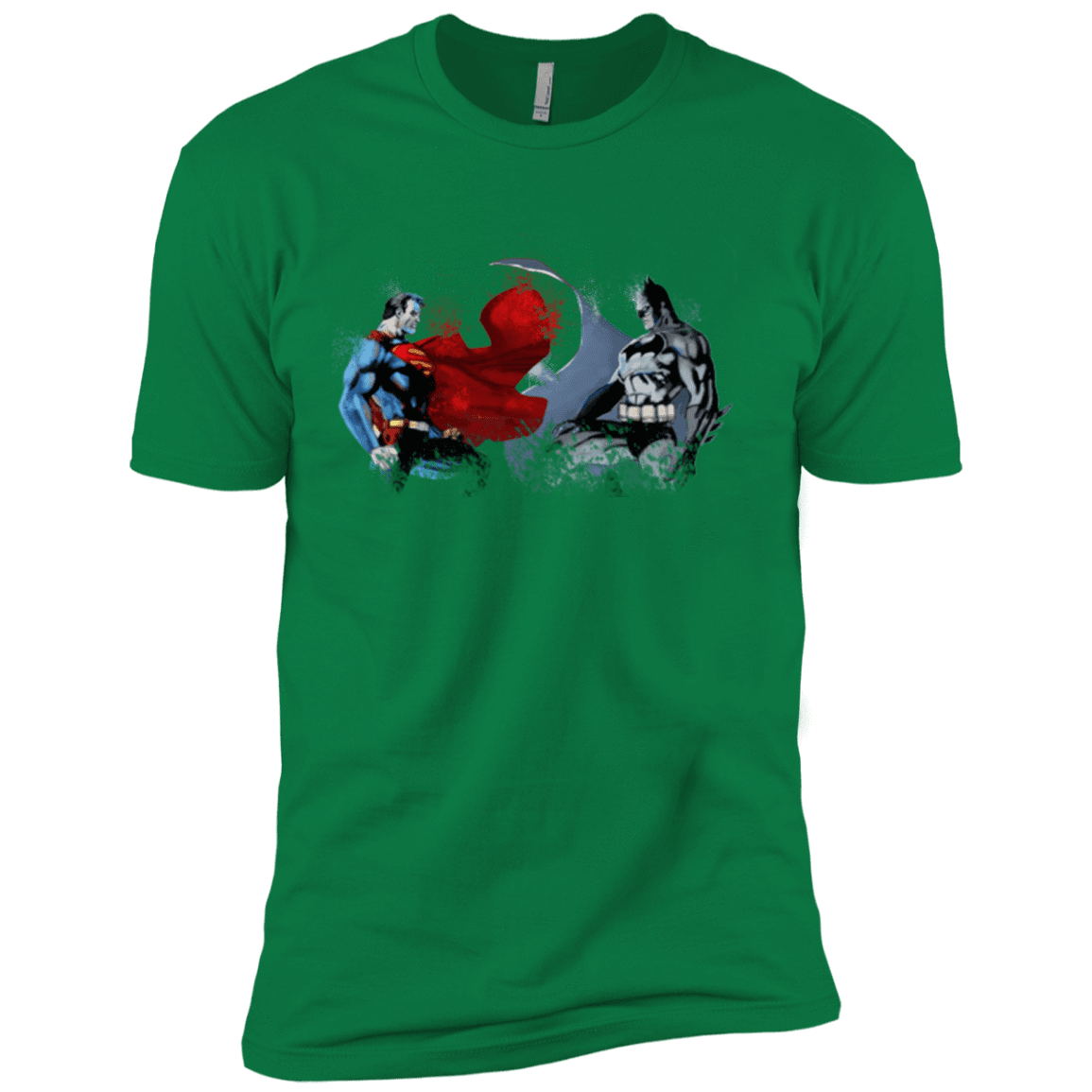 T-Shirts Kelly Green / X-Small Batman vs Superman Men's Premium T-Shirt