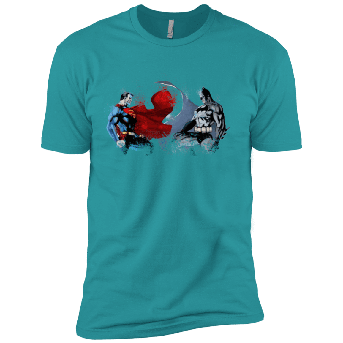 T-Shirts Tahiti Blue / X-Small Batman vs Superman Men's Premium T-Shirt