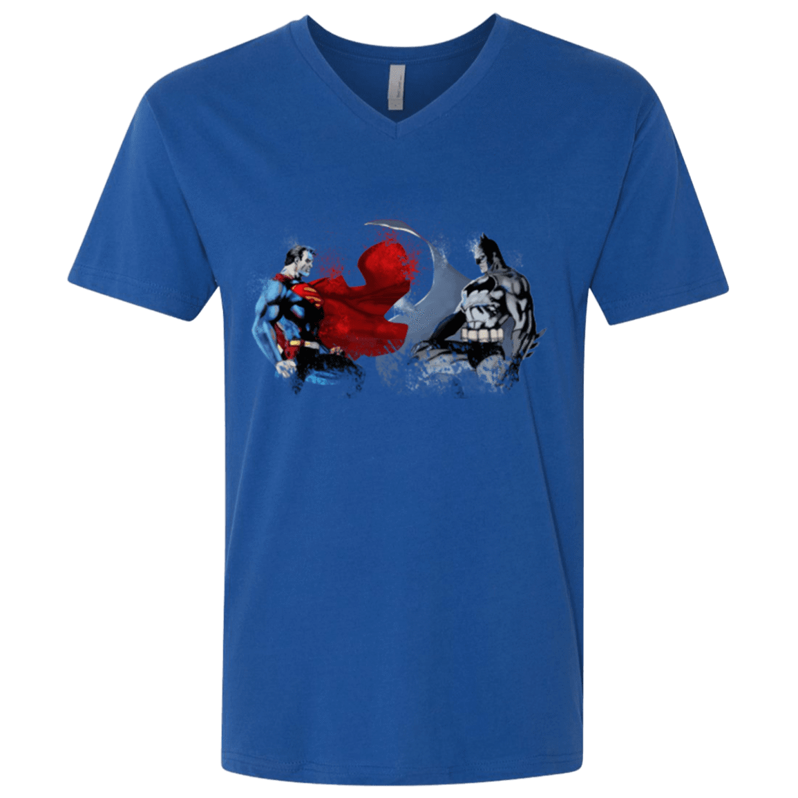 T-Shirts Royal / X-Small Batman vs Superman Men's Premium V-Neck