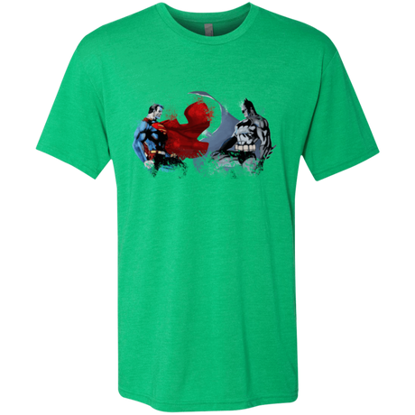 T-Shirts Envy / Small Batman vs Superman Men's Triblend T-Shirt