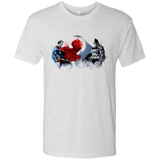 T-Shirts Heather White / Small Batman vs Superman Men's Triblend T-Shirt