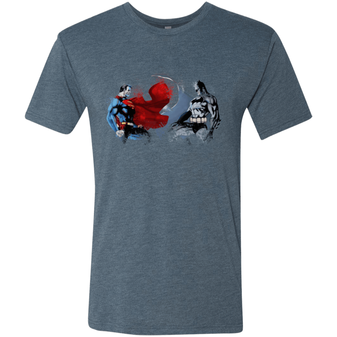 T-Shirts Indigo / Small Batman vs Superman Men's Triblend T-Shirt
