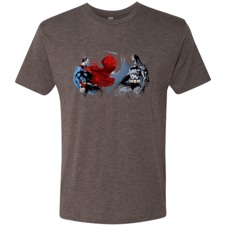 T-Shirts Macchiato / Small Batman vs Superman Men's Triblend T-Shirt