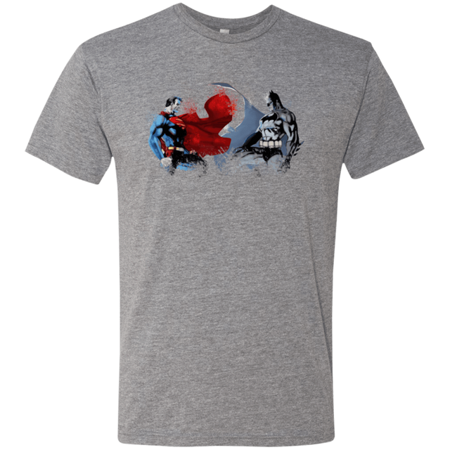 T-Shirts Premium Heather / Small Batman vs Superman Men's Triblend T-Shirt