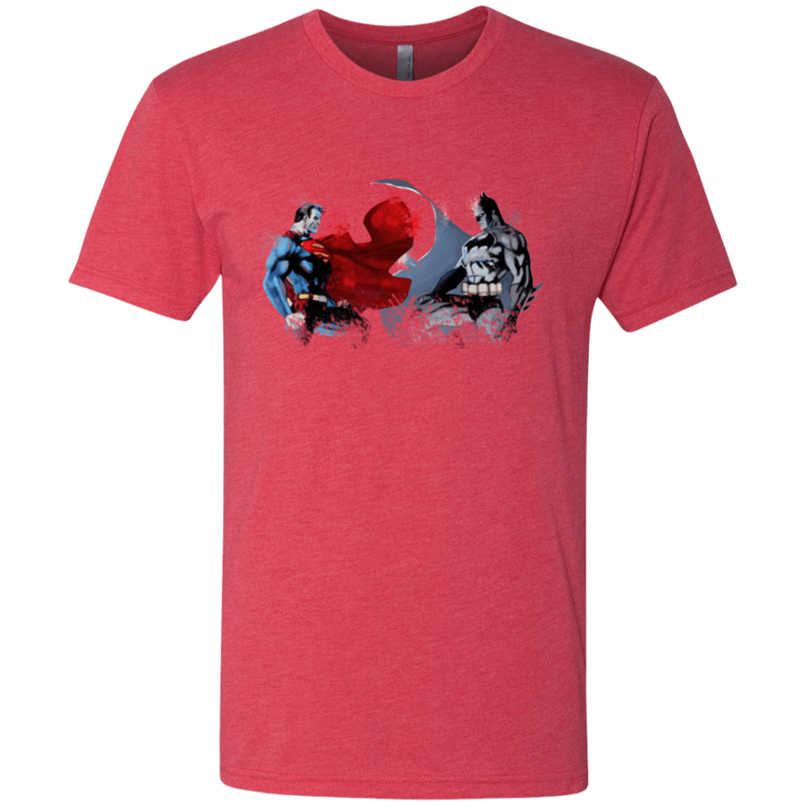 T-Shirts Vintage Red / Small Batman vs Superman Men's Triblend T-Shirt