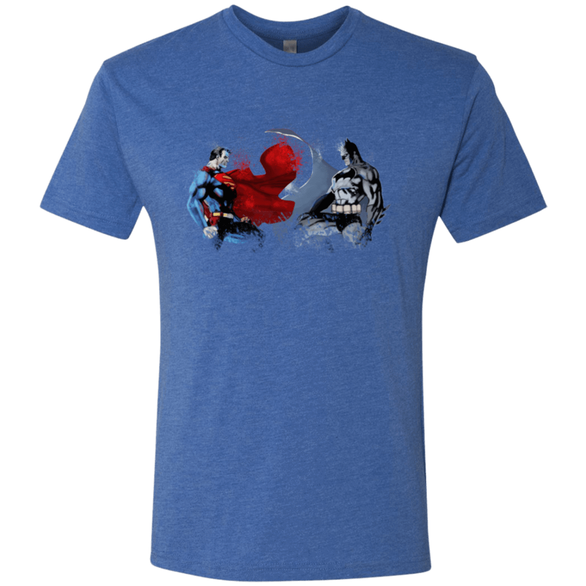 T-Shirts Vintage Royal / Small Batman vs Superman Men's Triblend T-Shirt