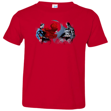 T-Shirts Red / 2T Batman vs Superman Toddler Premium T-Shirt