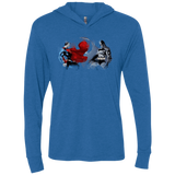 T-Shirts Vintage Royal / X-Small Batman vs Superman Triblend Long Sleeve Hoodie Tee