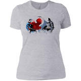 T-Shirts Heather Grey / X-Small Batman vs Superman Women's Premium T-Shirt