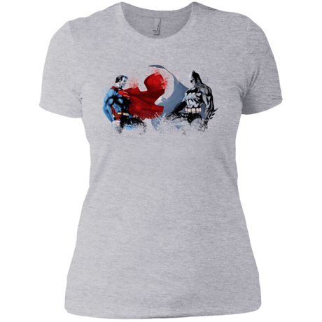 T-Shirts Heather Grey / X-Small Batman vs Superman Women's Premium T-Shirt