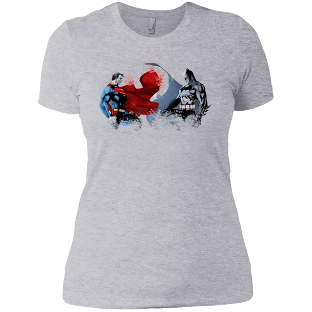 T-Shirts Heather Grey / X-Small Batman vs Superman Women's Premium T-Shirt
