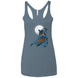 T-Shirts Indigo / X-Small Batman Women's Triblend Racerback Tank