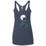 T-Shirts Vintage Navy / X-Small Batman Women's Triblend Racerback Tank