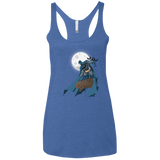 T-Shirts Vintage Royal / X-Small Batman Women's Triblend Racerback Tank