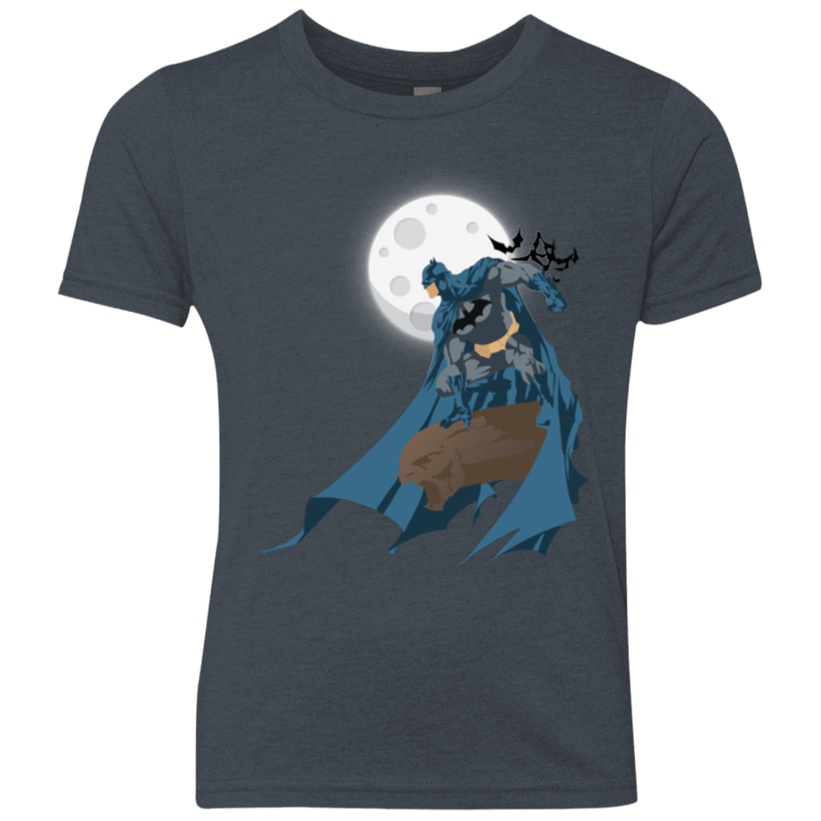 T-Shirts Vintage Navy / YXS Batman Youth Triblend T-Shirt