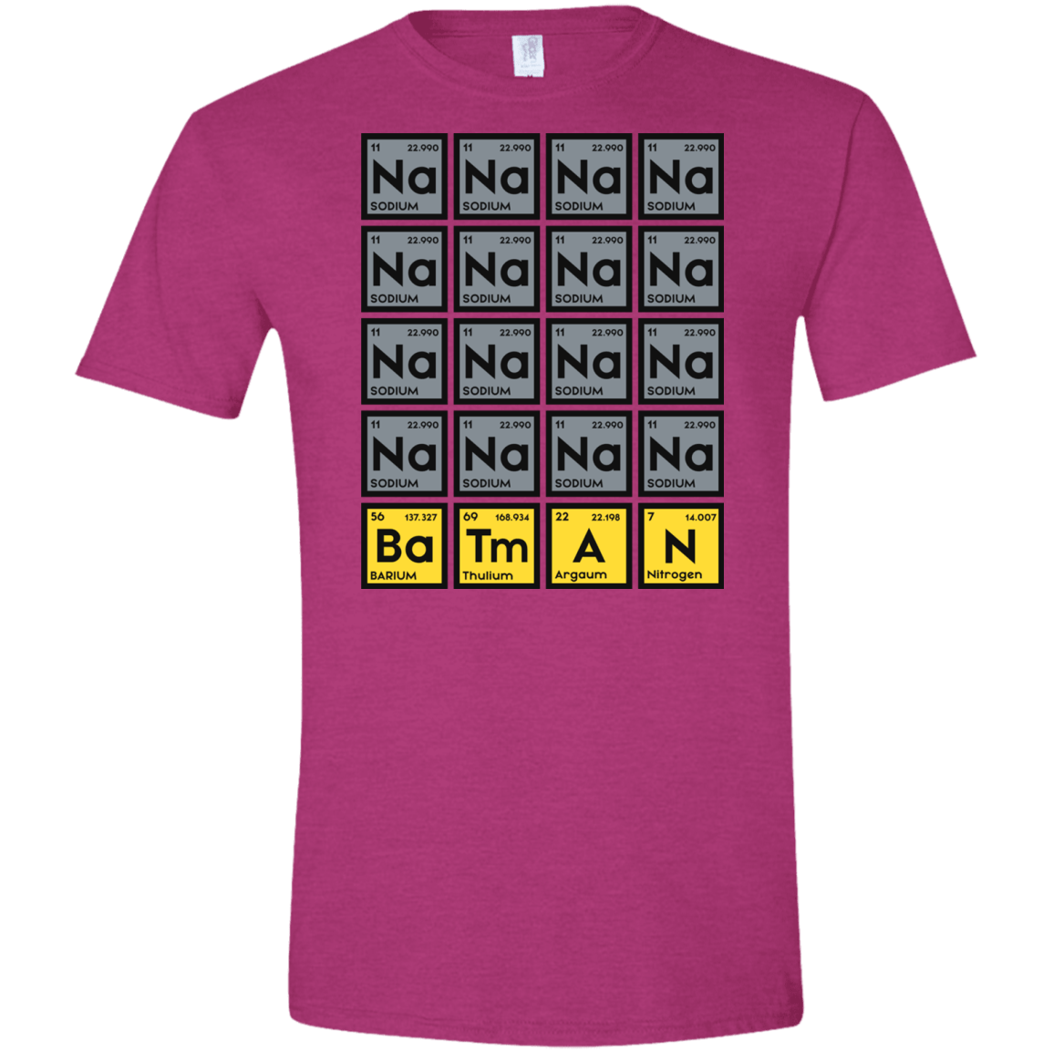 T-Shirts Antique Heliconia / S Batmanium Men's Semi-Fitted Softstyle