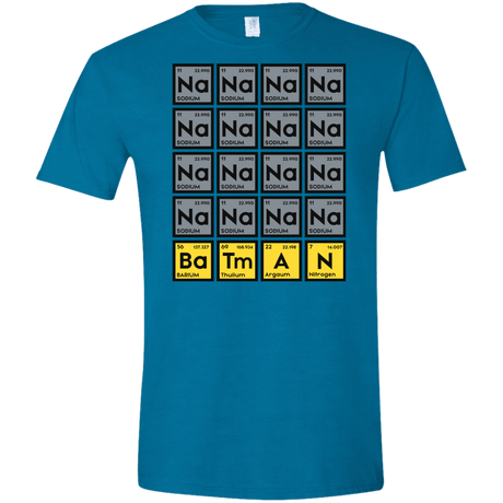 T-Shirts Antique Sapphire / S Batmanium Men's Semi-Fitted Softstyle