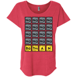 T-Shirts Vintage Red / X-Small Batmanium Triblend Dolman Sleeve