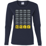 T-Shirts Navy / S Batmanium Women's Long Sleeve T-Shirt