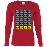 T-Shirts Red / S Batmanium Women's Long Sleeve T-Shirt