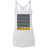 T-Shirts Heather White / X-Small Batmanium Women's Triblend Racerback Tank