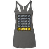 T-Shirts Premium Heather / X-Small Batmanium Women's Triblend Racerback Tank