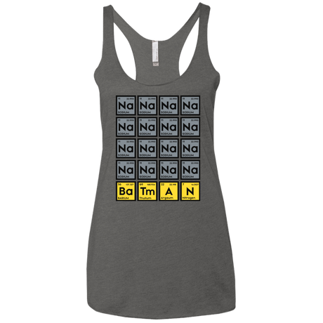 T-Shirts Premium Heather / X-Small Batmanium Women's Triblend Racerback Tank