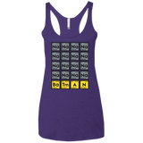 T-Shirts Purple Rush / X-Small Batmanium Women's Triblend Racerback Tank