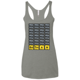 T-Shirts Venetian Grey / X-Small Batmanium Women's Triblend Racerback Tank