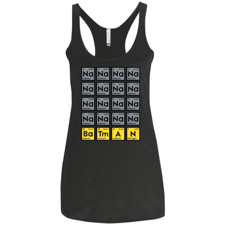 T-Shirts Vintage Black / X-Small Batmanium Women's Triblend Racerback Tank