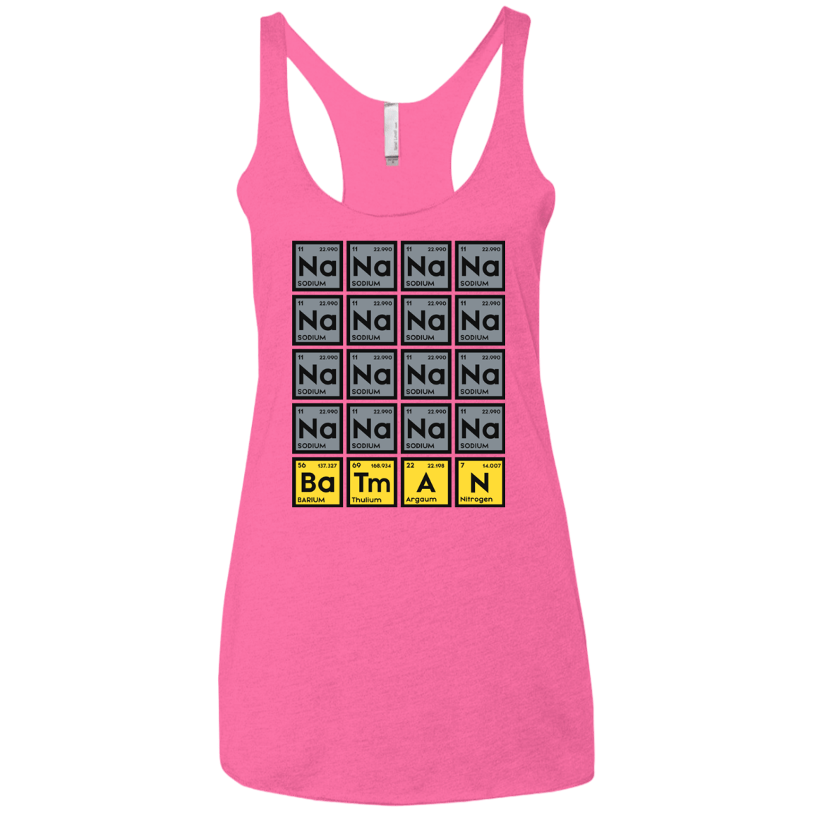 T-Shirts Vintage Pink / X-Small Batmanium Women's Triblend Racerback Tank