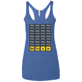 T-Shirts Vintage Royal / X-Small Batmanium Women's Triblend Racerback Tank