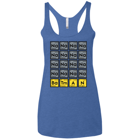 T-Shirts Vintage Royal / X-Small Batmanium Women's Triblend Racerback Tank