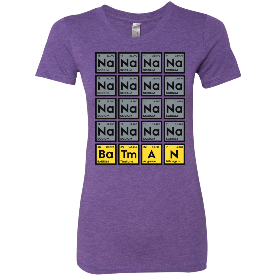 T-Shirts Purple Rush / S Batmanium Women's Triblend T-Shirt