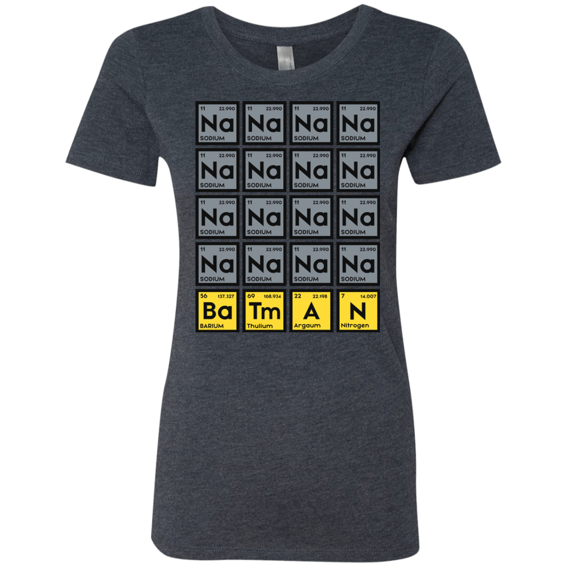 T-Shirts Vintage Navy / S Batmanium Women's Triblend T-Shirt