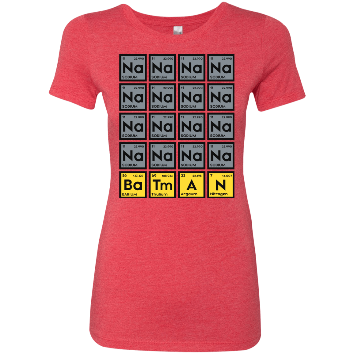 T-Shirts Vintage Red / S Batmanium Women's Triblend T-Shirt