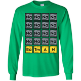 T-Shirts Irish Green / YS Batmanium Youth Long Sleeve T-Shirt