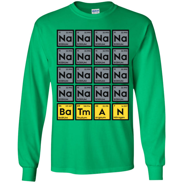 T-Shirts Irish Green / YS Batmanium Youth Long Sleeve T-Shirt