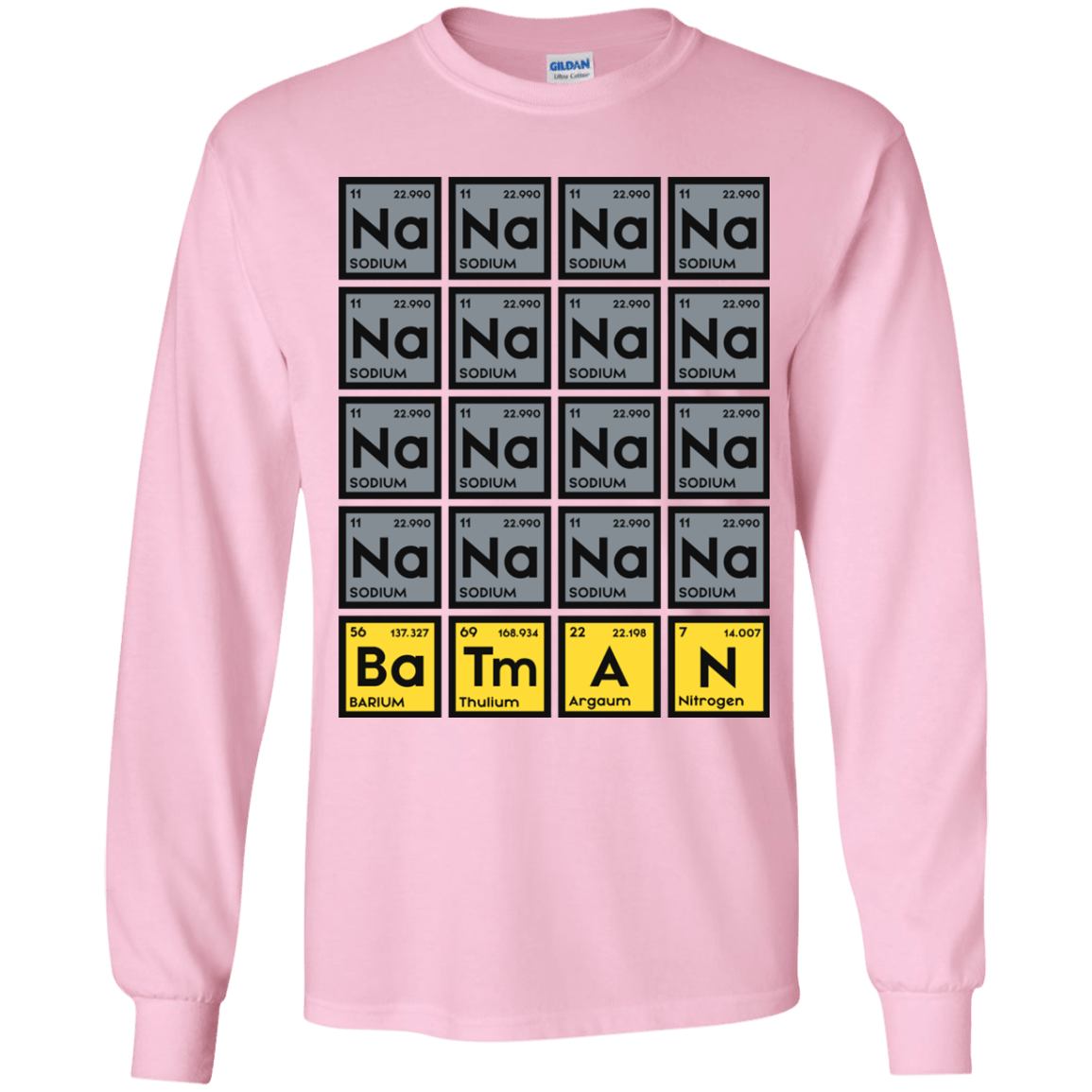T-Shirts Light Pink / YS Batmanium Youth Long Sleeve T-Shirt