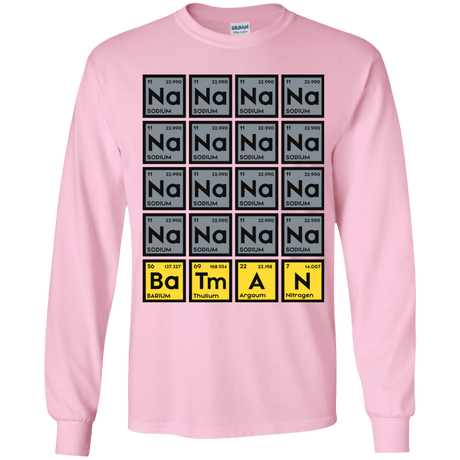 T-Shirts Light Pink / YS Batmanium Youth Long Sleeve T-Shirt