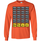 T-Shirts Orange / YS Batmanium Youth Long Sleeve T-Shirt