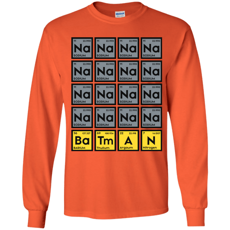 T-Shirts Orange / YS Batmanium Youth Long Sleeve T-Shirt