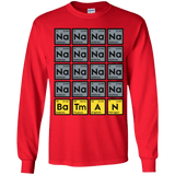 T-Shirts Red / YS Batmanium Youth Long Sleeve T-Shirt