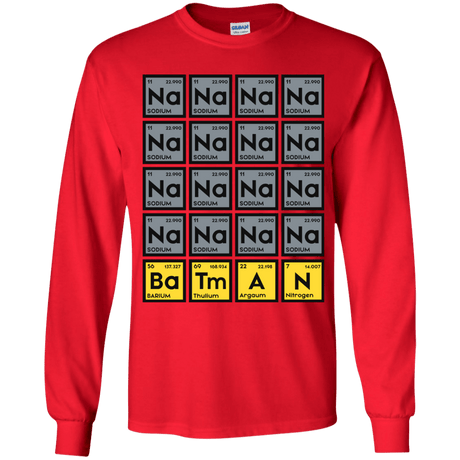 T-Shirts Red / YS Batmanium Youth Long Sleeve T-Shirt