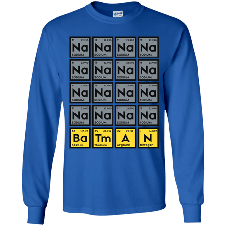 T-Shirts Royal / YS Batmanium Youth Long Sleeve T-Shirt