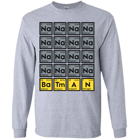 T-Shirts Sport Grey / YS Batmanium Youth Long Sleeve T-Shirt