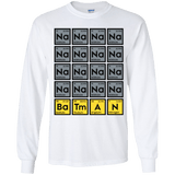 T-Shirts White / YS Batmanium Youth Long Sleeve T-Shirt