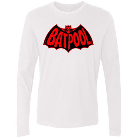 T-Shirts White / Small Batpool Men's Premium Long Sleeve