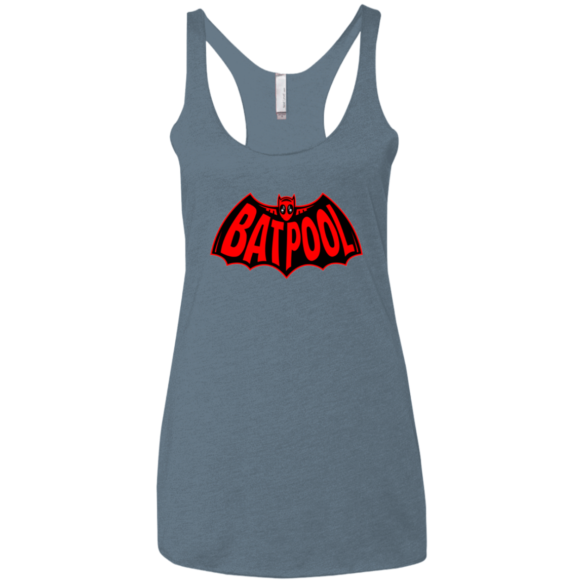 T-Shirts Indigo / X-Small Batpool Women's Triblend Racerback Tank