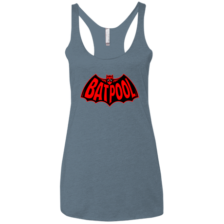 T-Shirts Indigo / X-Small Batpool Women's Triblend Racerback Tank